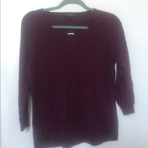 Purple light weight sweater from The Limited